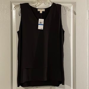 New, with tags, back layered tank top.